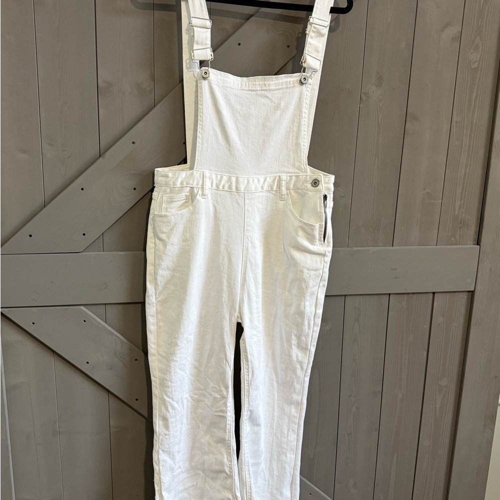 Umgee White Denim Overalls